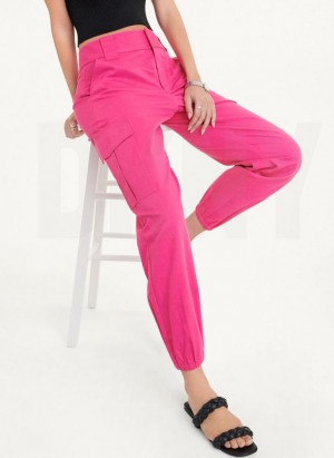 DKNY Linen Pantolon Kadın Küpe Çiçeği | Turkey_D0951