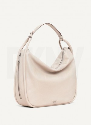 DKNY Phoebe Hobo Tote Çanta Kadın Gri | Turkey_D1452